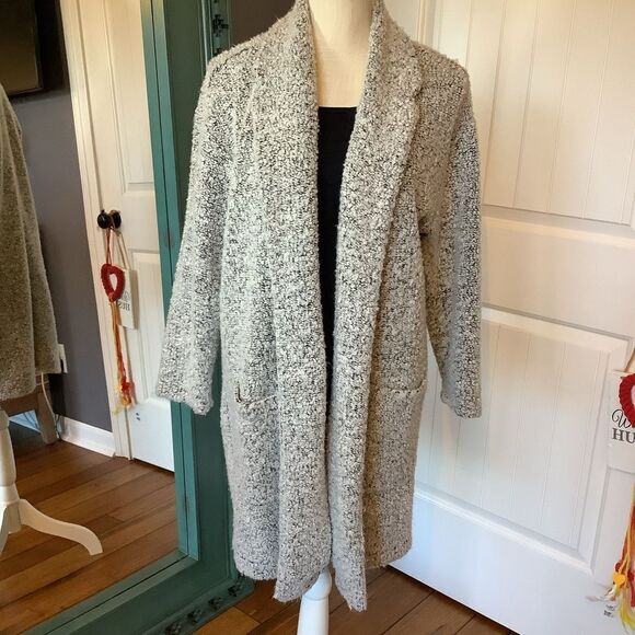 Hollister Boucle Sweater Jacket 🧡⚜😎 - Picture 1 of 6